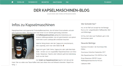 Desktop Screenshot of kaffeekapselmaschine-vergleich.de