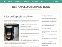 Tablet Screenshot of kaffeekapselmaschine-vergleich.de